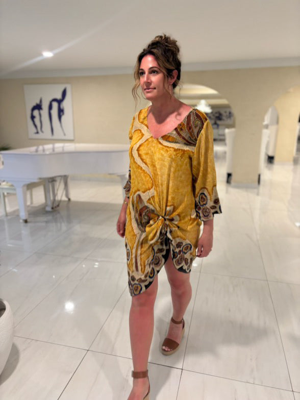 The Emily Dress -black floral