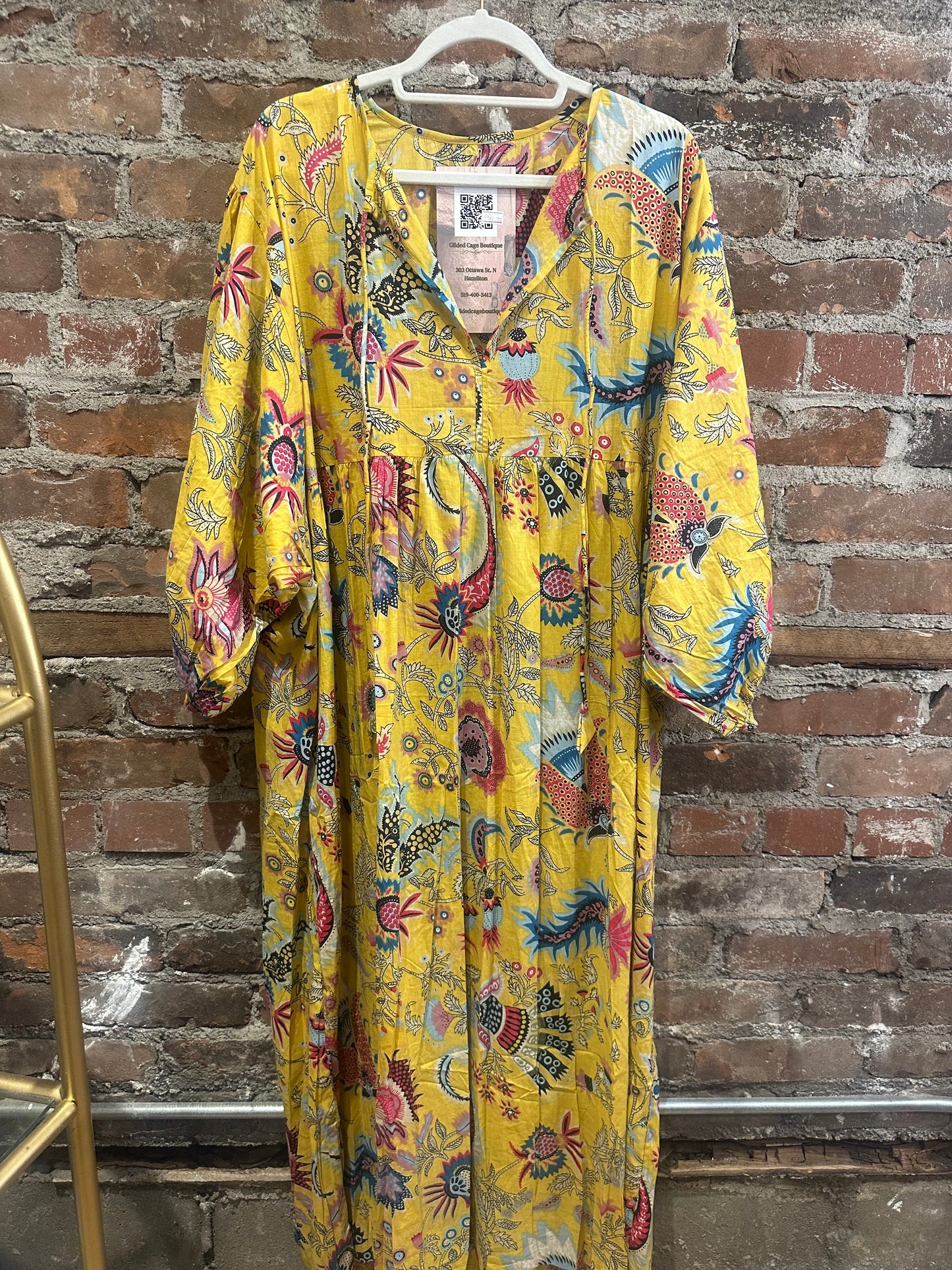 The Piper dress- Mustard