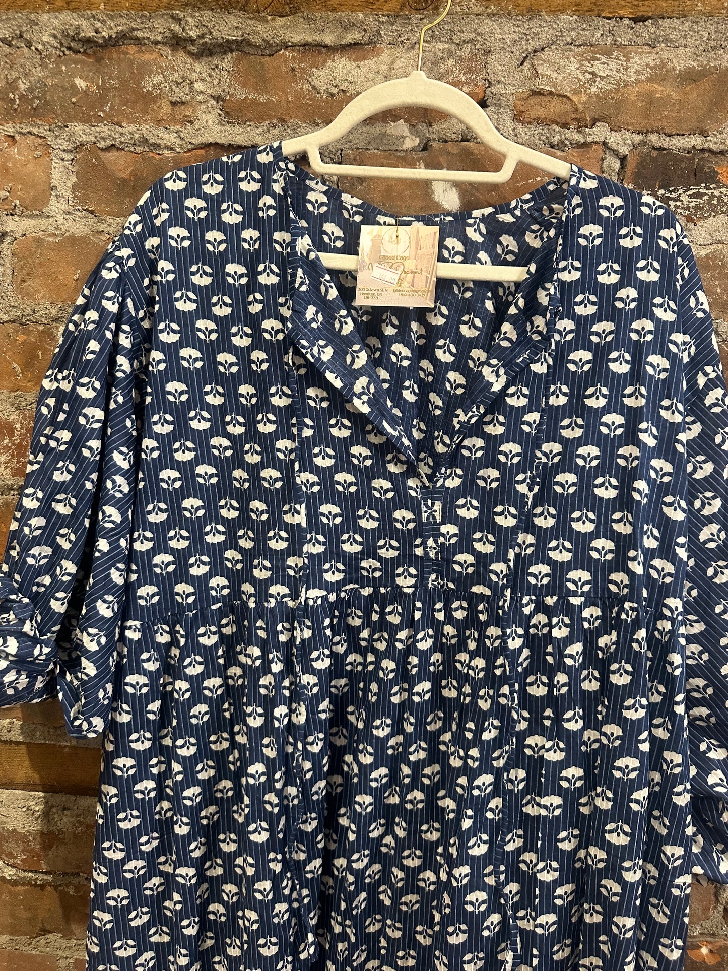 The Piper dress-indigo