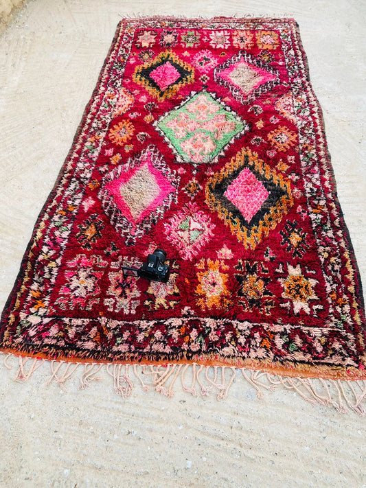 Pure wool handwoven Moroccan rug- Amina