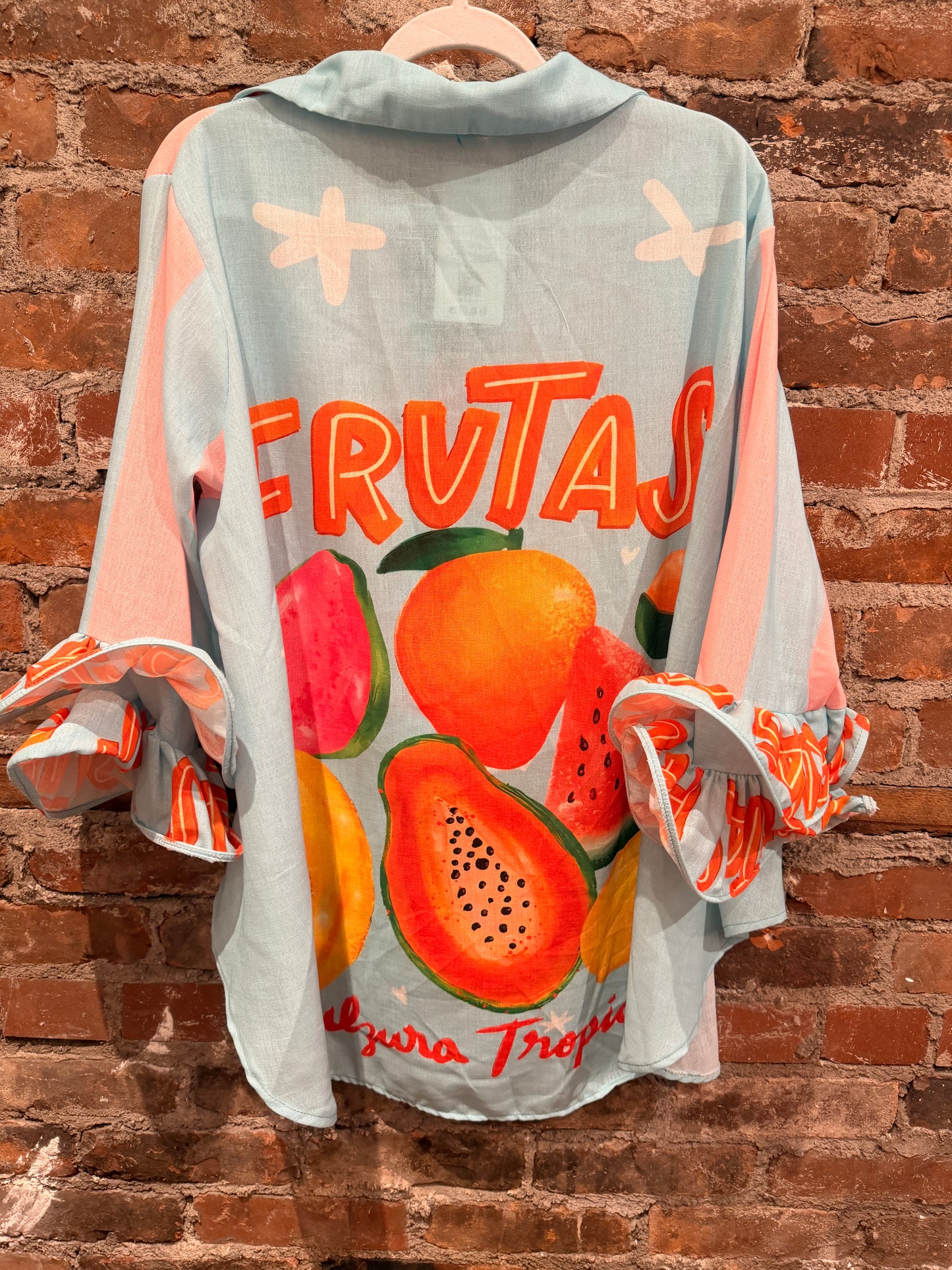 Ruffle sleeve Blouse-CIAO