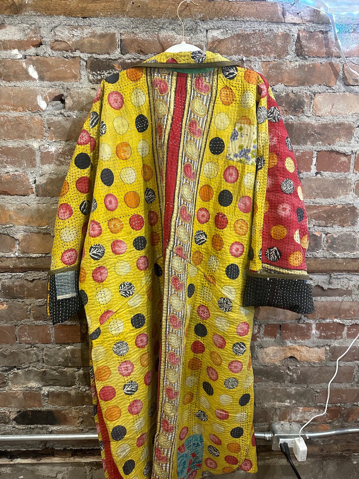 The Dahlia Jacket - yellow/red/multi