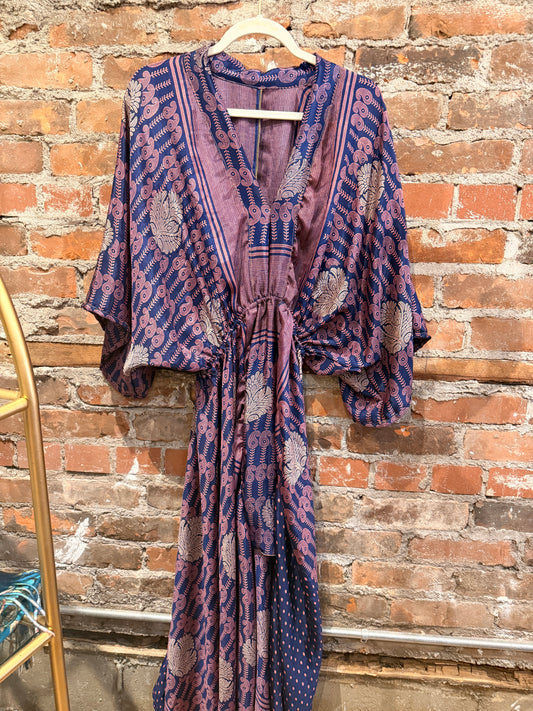 The Pheonix Dress- purple/pink