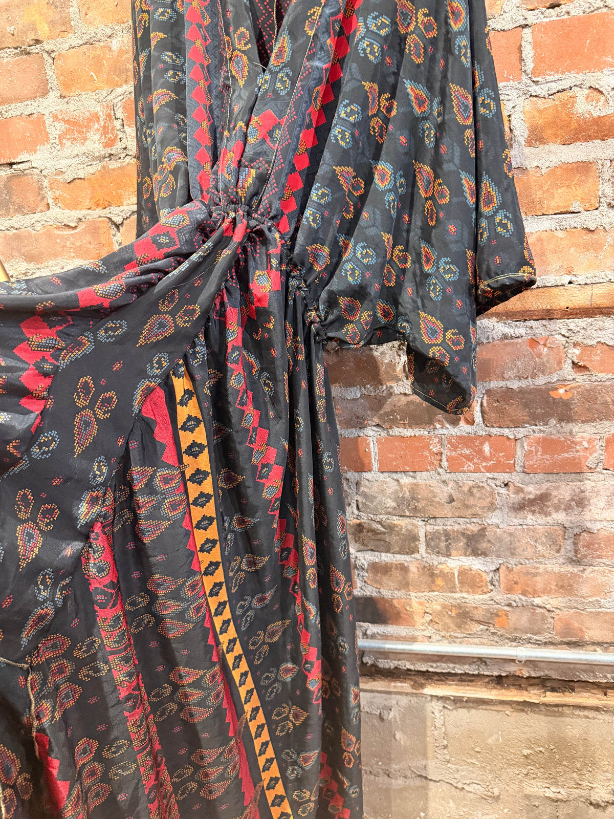 The Pheonix Dress- black/red