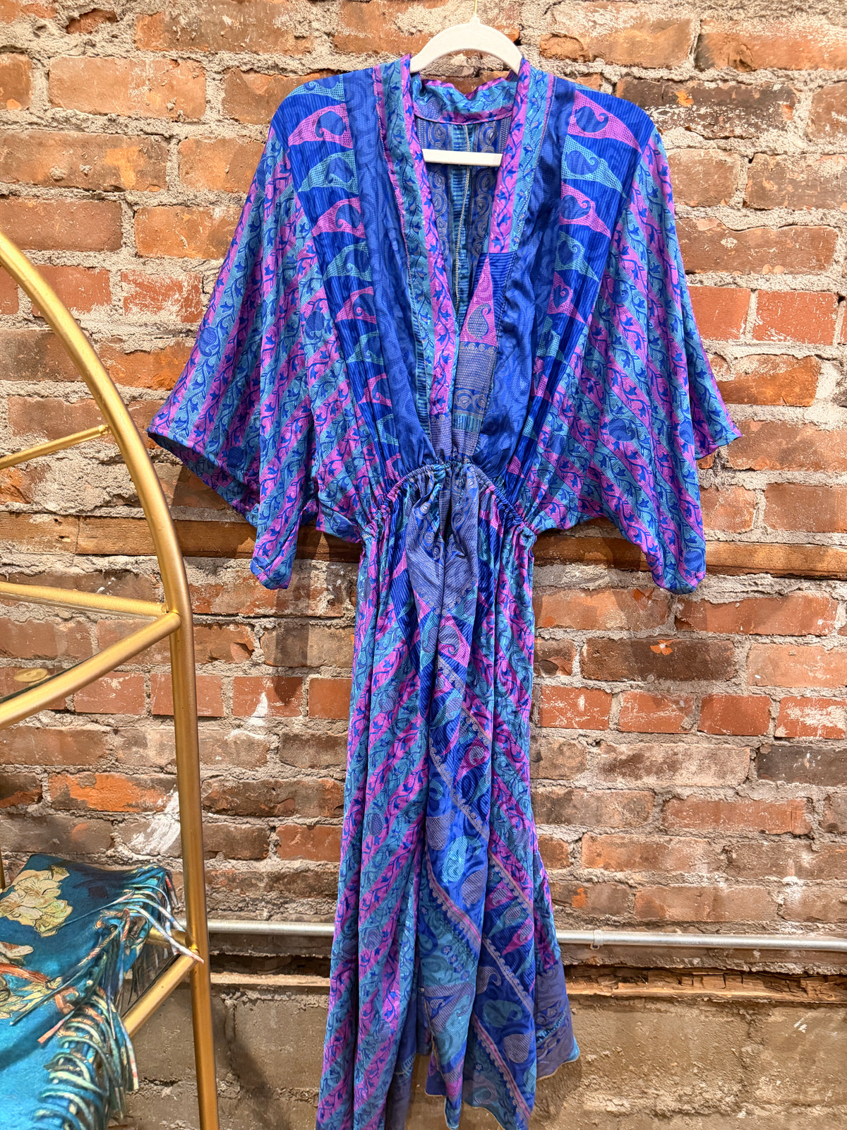 The Pheonix Dress- purple/blue
