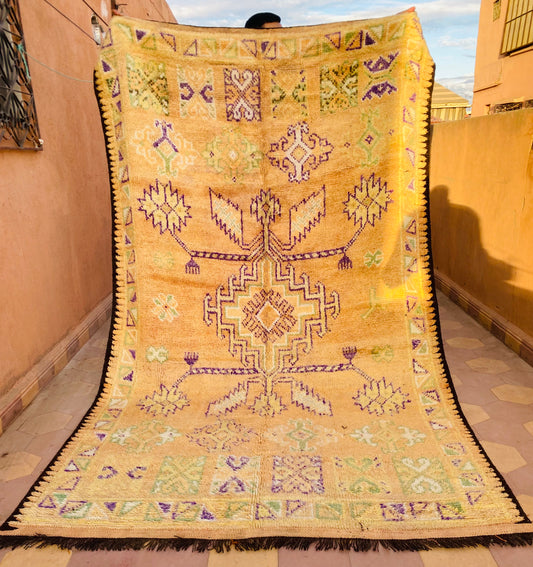 Pure wool handwoven Moroccan rug- Salma