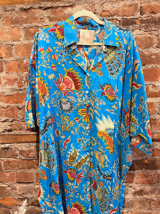 The Painters Shirt -royal blue
