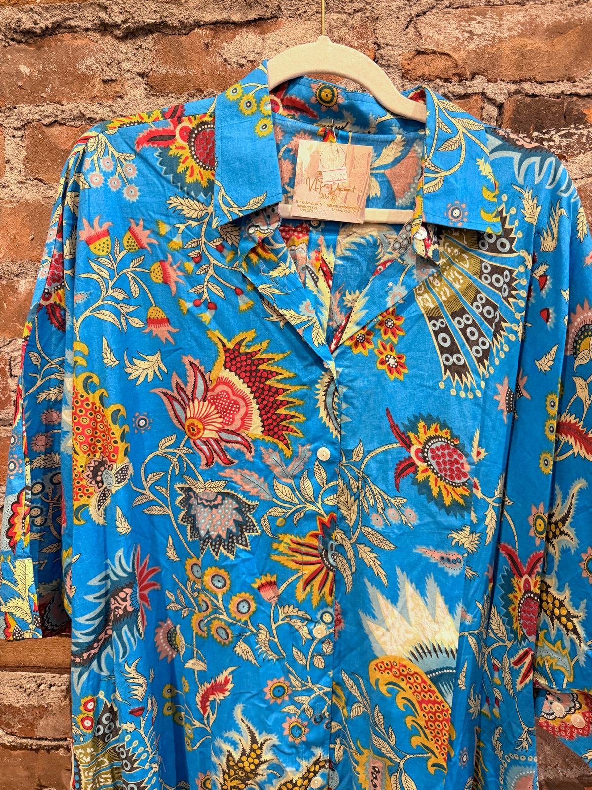 The Painters Shirt -royal blue