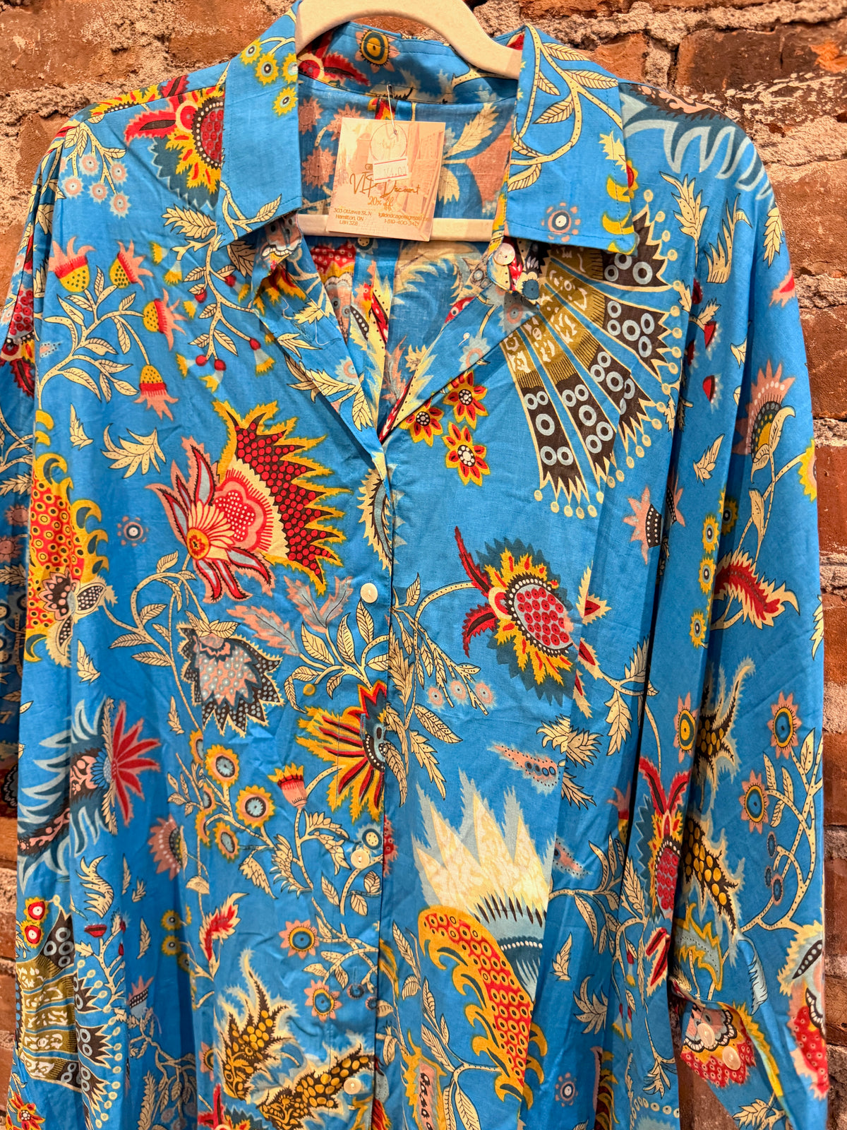 The Painters Shirt -royal blue