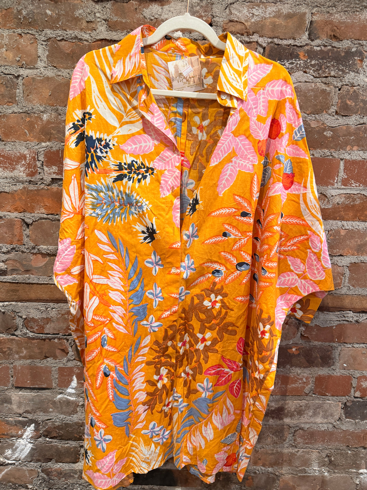 The Painters Shirt -yellow/multi