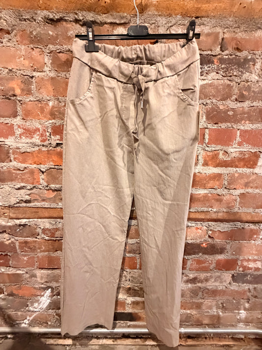 Magic Pants — Flare Leg — Taupe
