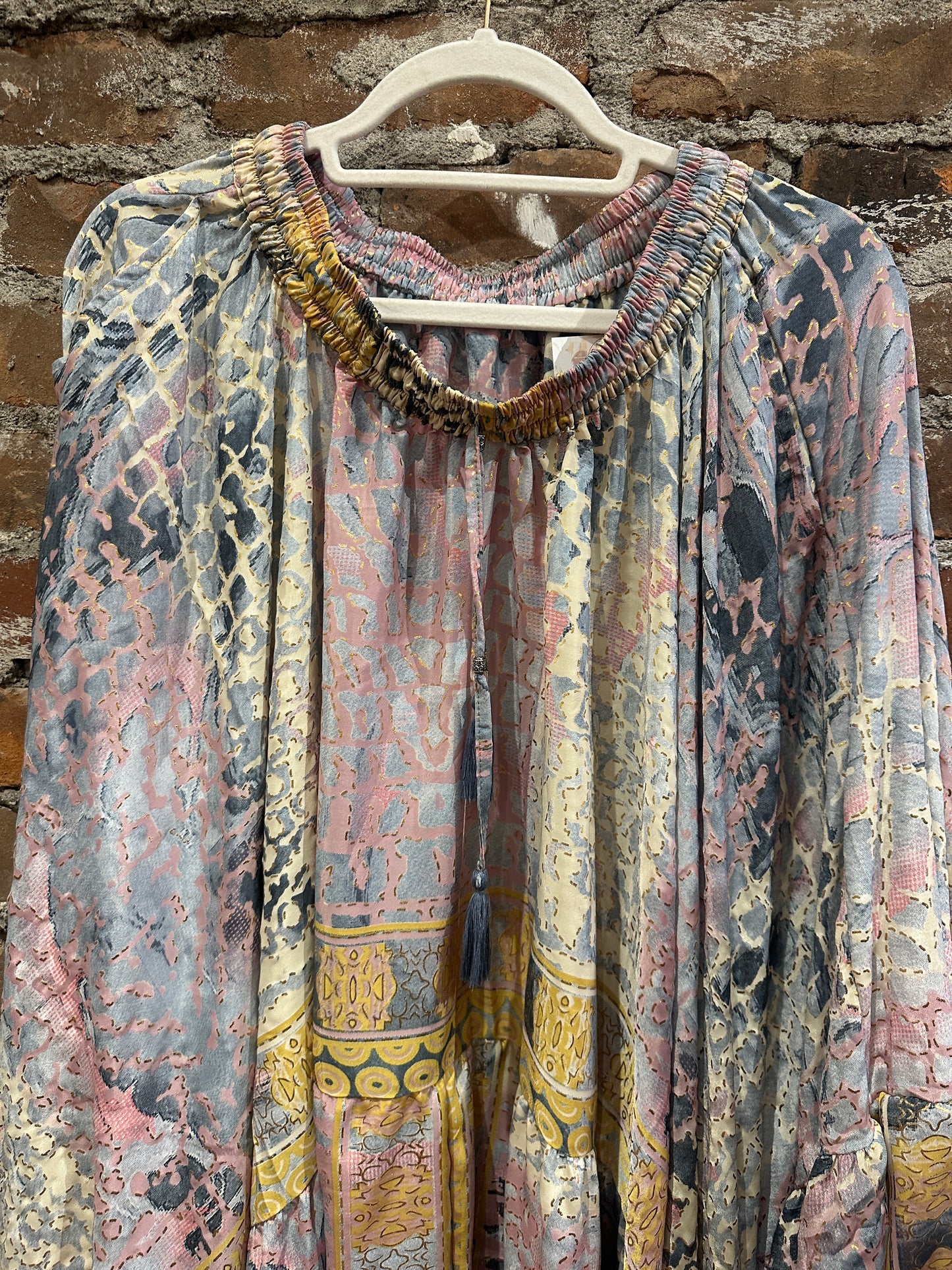 The mandala skirt - pink/gold