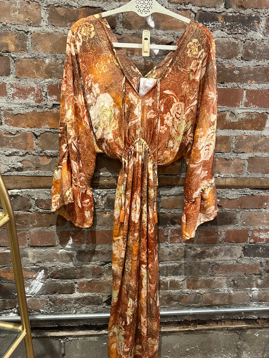 The Elysian Dress-rust