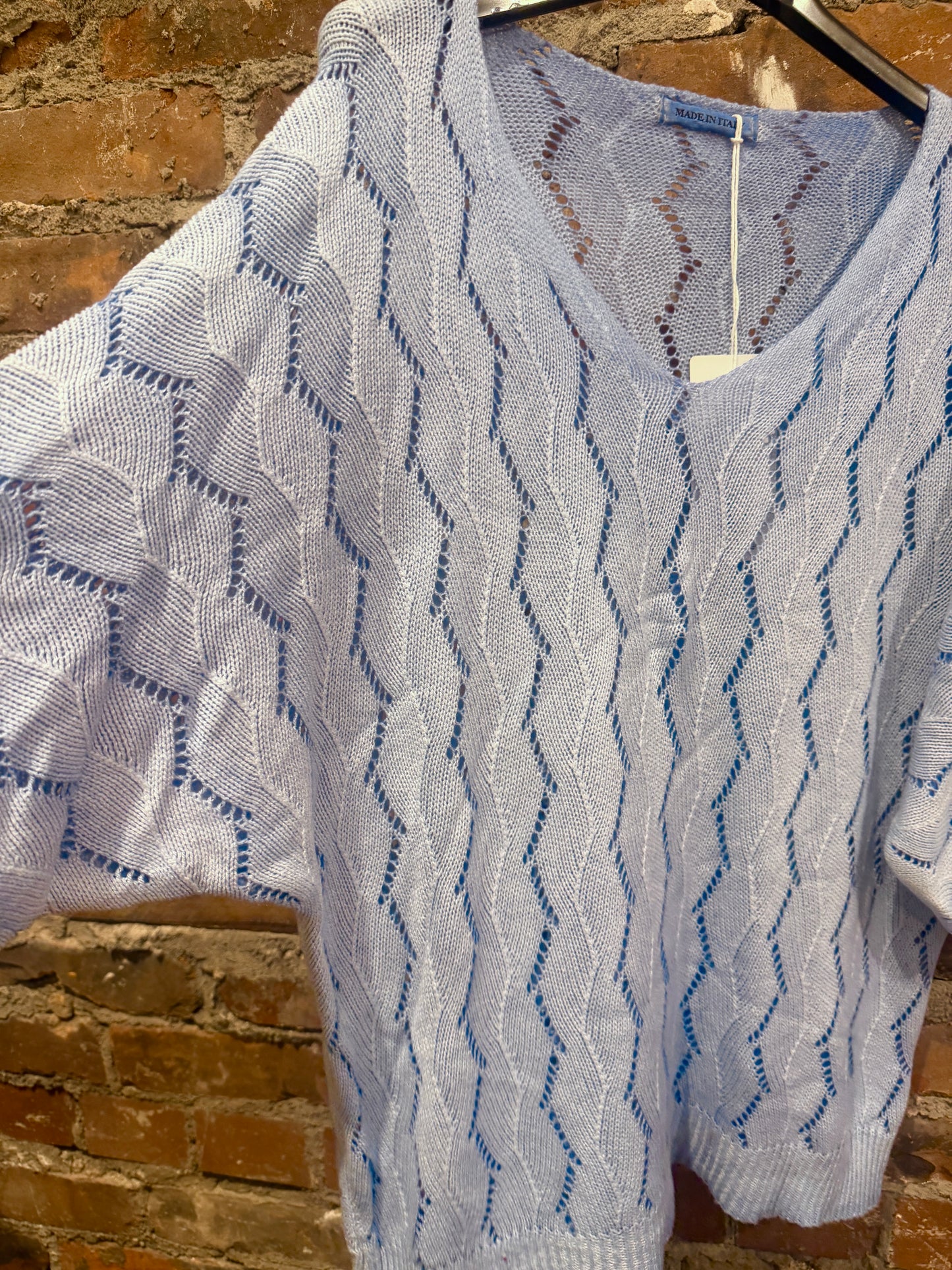 Dolman sweater- bright cornflower blue